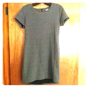 Neiman Marcus Grey Knit Shift Dress